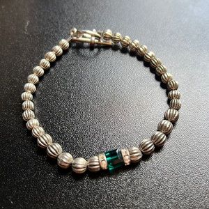 🎉Bracelet with green stone
